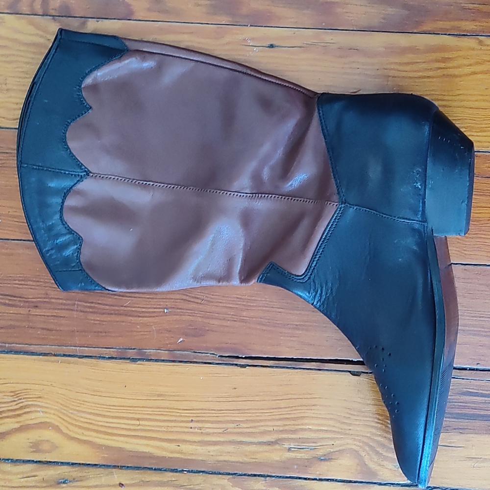 Mister Shoes by Markon Footwear cowboy boots size 8m black/brown